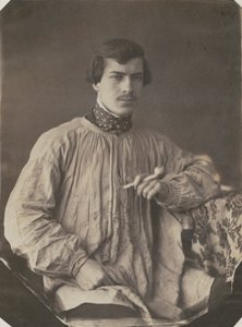Künstler oder Assistent mit Pfeife, 1853-1857