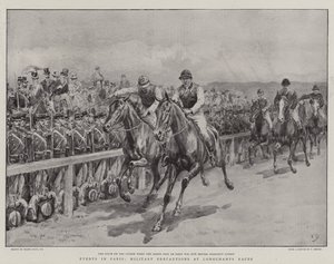 Ereignisse in Paris, Militärische Vorsichtsmaßnahmen bei den Longchamps-Rennen von Frank Dadd