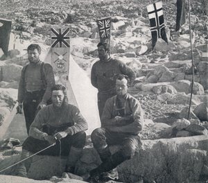 Die zweite Westexpedition am Cape Geology am Weihnachtstag, 1911, 1913