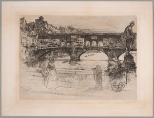Ponte Vecchio, Florenz (Erste Platte) von Frank Duveneck