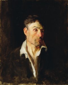Porträt eines Mannes (Richard Creifelds), ca. 1876 von Frank Duveneck