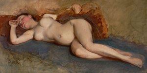 Liegender Akt von Frank Duveneck