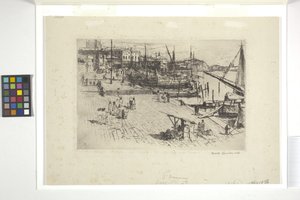 Riva degli Schiavoni (Tafel 1) von Frank Duveneck