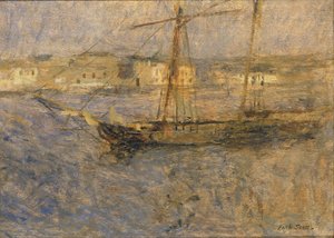 Schiffe vor Anker, Cherbourg Nr. I von Frank Edwin Scott