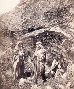 Bauern aus der Gegend von Jerusalem, ca. 1866-67