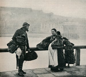 Fischerleute, Whitby, ca. 1890