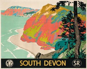 Plakatwerbung für Süd-Devon