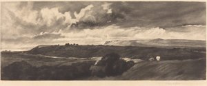 Eine Straße in Yorkshire, 1898 von Frank Short
