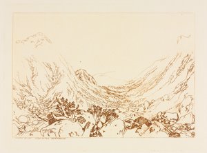 Ben Arthur, Schottland, 1884 von Frank Short