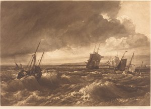 Die Mündung der Themse, Isle of Sheppey in der Ferne, 1891