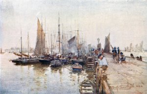 Fischerboote in Lowestoft
