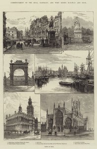Beginn der Hull, Barnsley und West Riding Railway und Dock von Frank Watkins