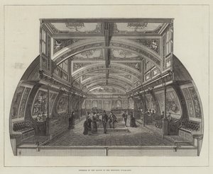 Innenraum des Salons im Bessemer-Dampfschiff von Frank Watkins