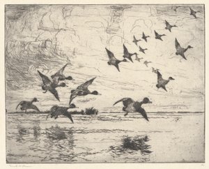 Der Alarm P. 111 Pub. St. von Frank Weston Benson
