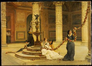 Der Morgen des Festivals - Zentralitalien, 1876