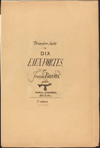 Première Suite de dix eaux-fortes von François Bonvin