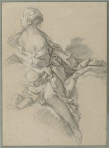 Studie einer Frau (Clytia); Vorbereitende Studie für 