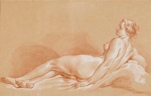Boucher - Liegende junge Frau