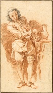 Boucher - Studie eines Dieners mit Kaffeekanne, ca. 1739