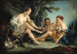 Dianas Rückkehr von der Jagd, 1745