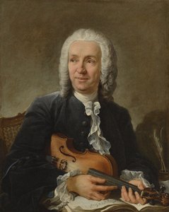 Porträt des Komponisten Francesco Geminiani 1687-1762, ca. 1745