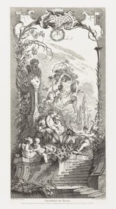 Triomphe de Priape (Triumph des Priapus) in Nouveaux Morceaux pour des Paravents (Neue Konzepte für Sc