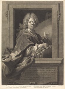 Nicolas de Largillière von François Chereau I after Nicolas de Largillierre