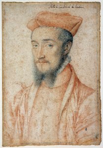 Porträt von Charles, Kardinal von Lothringen (1525-1574)