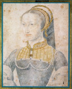 Porträt von Johanna von Albret, Königin von Navarra (1528 - 1572), Mutter von Heinrich IV