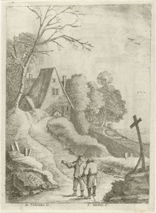 Hügelige Landschaft von François Deroy