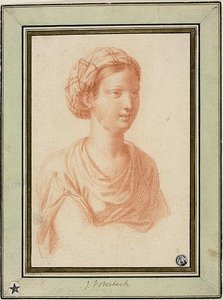 Büste einer Frau mit Turban