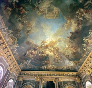 Decke des Salon de Hercules in Versailles, 18. Jahrhundert