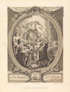 Allegorie zu Ehren von Heinrich IV. von François Marie Isidore Queverdo and Jean Dambrun