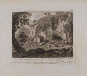 Uve (sic) der Grotte des Chevres (Nr. X) von François Morel