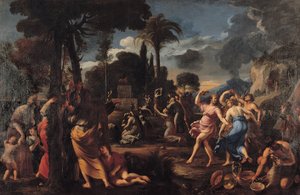 Anbetung des Goldenen Kalbes von Francois Perrier