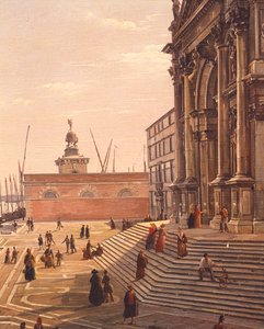 Stufen zur Basilika Santa Maria della Salute in Venedig von François Vervloet