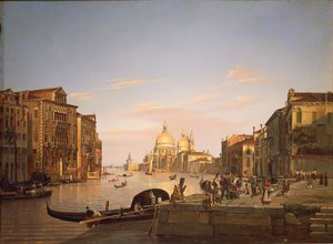Der Canal Grande in Venedig, von Francesco Vervloet von François Vervloet