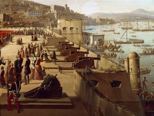 Die Kanonen in der Festung (Detail) von François Vervloet