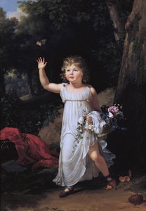Porträt des jungen Edgar Clarke von Francois Xavier Fabre