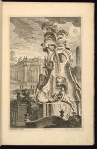 Entwurf für einen Brunnen mit Venus von François de Cuvilliés the Elder