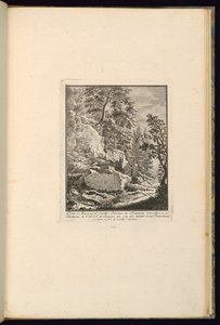 Entwurf für eine Landschaft mit Felsen von François de Cuvilliés the younger