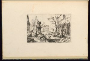 Landschaft mit Ruinen von François de Cuvilliés the younger
