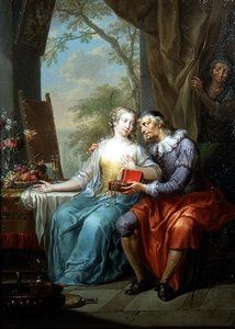 Allegorien der ungleichen Liebe (ein Paar) von Frans Christoph Janneck