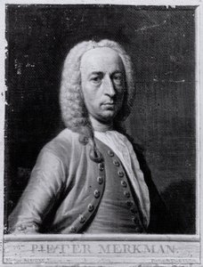 Porträt von Pieter Merkman Jr von Frans Decker