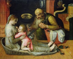 Die Heilige Familie, um 1554