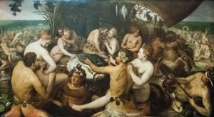 Das Fest der Meeresgötter von Frans Floris I