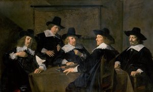 Regenten des St. Elisabeth Krankenhauses in Haarlem von Frans Hals