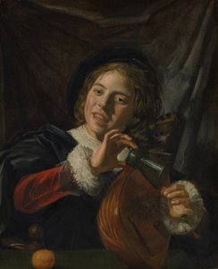 Junge mit Laute von Frans Hals
