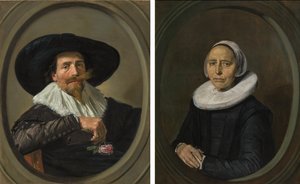 Frans Hals - Ehepaar Pieter Dircksz Tjarck und seine Frau