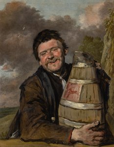 Mann mit einem Bierkrug